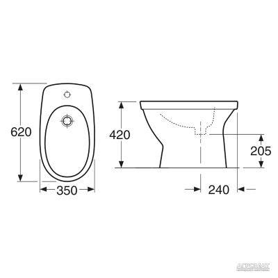 Будкрам купить 5599 NAUTIC Биде 5599 NAUTIC Биде 2