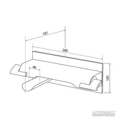 Будкрам купить ADMIRE Смеситель для ванны/душа ADMIRE Смеситель для ванны/душа 2
