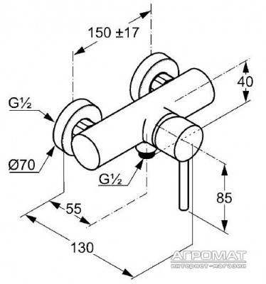 Будкрам купить Bozz Смеситель для душа Bozz Смеситель для душа 2
