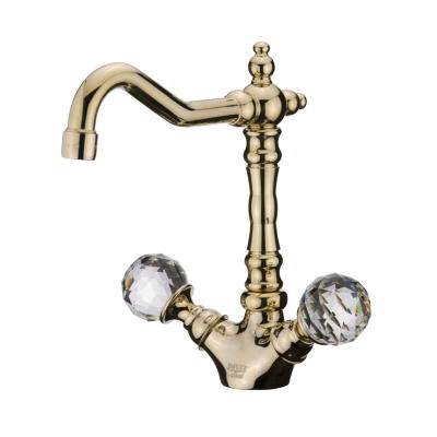 Будкрам купить Charlestone Смеситель для раковины высокий золото