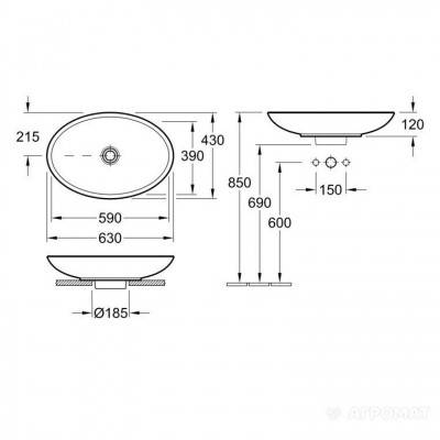 Будкрам купить LOOP&FRIENDS Раковина LOOP&FRIENDS Раковина 2