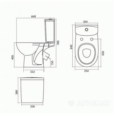 Будкрам купити FREJA Унітаз-компакт косий вип., з поліпроп сидінням та арм. на 3/6 л, н/п FREJA Унітаз-компакт косий вип., з поліпроп сидінням та арм. на 3/6 л, н/п 3