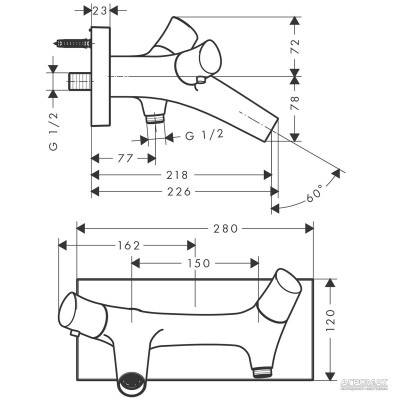Будкрам купити Starck Organic Термостат д/ванни Starck Organic Термостат д/ванни 2