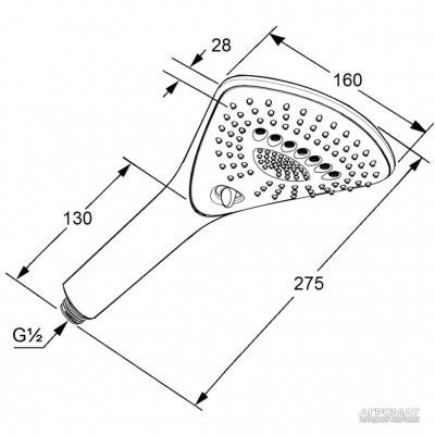 Будкрам купить Fizz 3S Ручной душ Fizz 3S Ручной душ 3