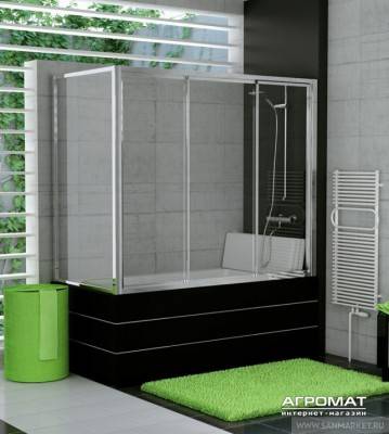 Будкрам купить TOP-Line Шторка на ванну w=1800, h=1500