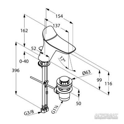 Будкрам купити Ambienta Змішувач д/раковини Ambienta Змішувач д/раковини 2