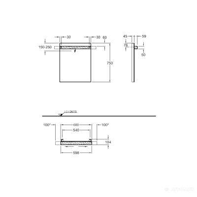 Будкрам купить iCon Зеркало с подсветкой 600х750х40мм iCon Зеркало с подсветкой 600х750х40мм 2