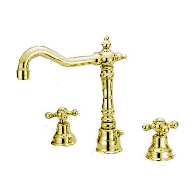 Будкрам купить Charlestone Смеситель для раковины врезн. на 3 отв., золото