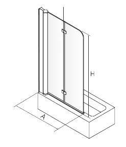 Будкрам купить FEN0797PR QUEST Шторка стеклянная на ванну, правая 1150х1400 стекло шиншилла FEN0797PR QUEST Шторка стеклянная на ванну, правая 1150х1400 стекло шиншилла 2