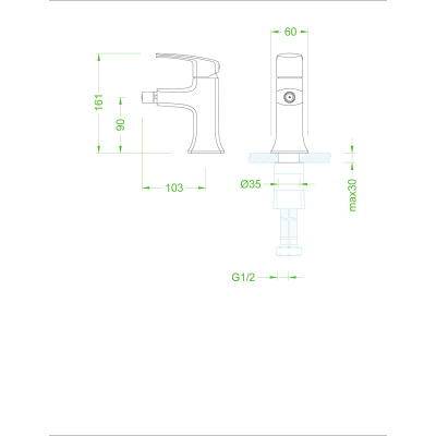 Будкрам купити GRAPHICS 2.0 Змішувач д/біде, хром GRAPHICS 2.0 Змішувач д/біде, хром 2