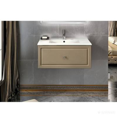 Будкрам купити CLASSIC Тумба -100 д/раковини, 1 шухляда, коричневий матовий