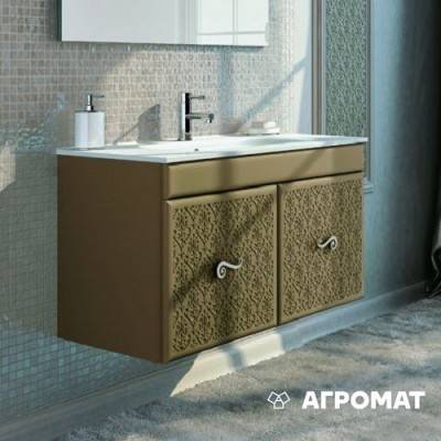 Будкрам купити OPERA Тумба-80 д/раковини  2  дверцят, Коричн.  матовий