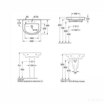 Будкрам купить SUBWAY 2.0. Раковина 60см SUBWAY 2.0. Раковина 60см 2