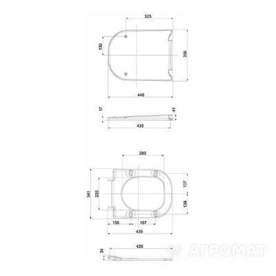 Будкрам купити TRAFFIC Сидіння з кришкою з мікроліфтом TRAFFIC Сидіння з кришкою з мікроліфтом 2