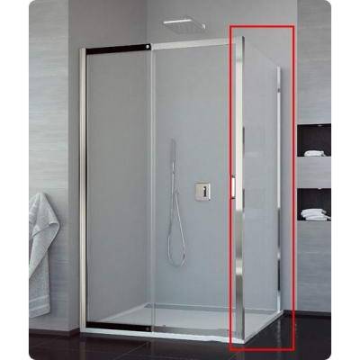 Будкрам купити Valea бічна стінка 900мм,хром/прозоре скло