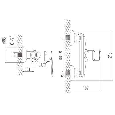 Будкрам купить TOPIC Смеситель для душа TOPIC Смеситель для душа 2
