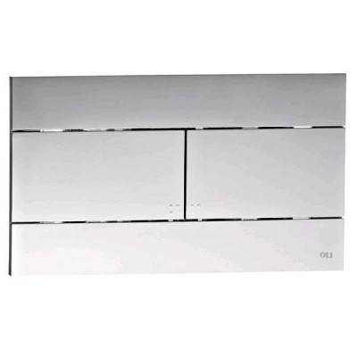 Будкрам купити Slim клавіша змиву , глянцевий хром ЗРАЗОК