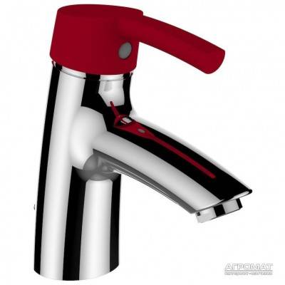 Будкрам купити Flora Kids Змішувач д/раковини, червоний/хром