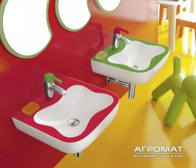 Будкрам купити Flora Kids Змішувач д/раковини, червоний/хром Flora Kids Змішувач д/раковини, червоний/хром 4