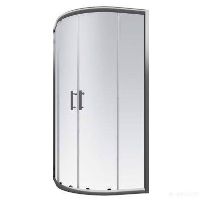 Будкрам купити NAMA Душова кабіна напівкругла 90 скло прозоре