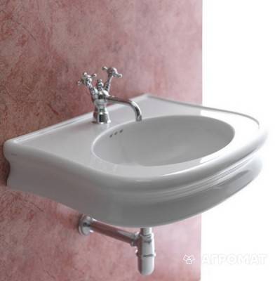 Будкрам купити Lante Раковина - 70 на 3 отв., біла Lante Раковина - 70 на 3 отв., біла 3