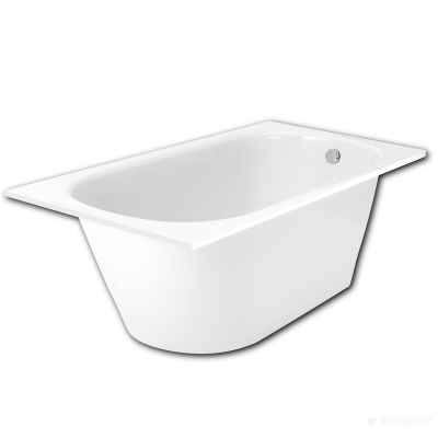 Будкрам купити  Ванна Vario Long 1700x750 біла, сифон метал (хром) ЗРАЗОК