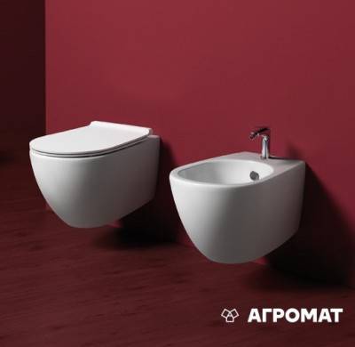 Будкрам купити VI 18/F85/VI 004 VIGNONI, Унітаз підвісний + набір кріп. F85+ кришка д/унітазу, білий матовий