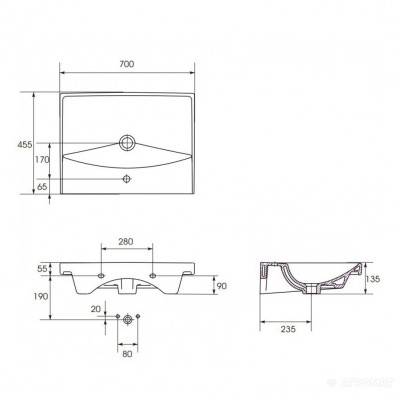 Будкрам купить CITY раковина 70 CITY раковина 70 3