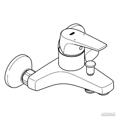 Будкрам купить BauFlow Смеситель для ванны BauFlow Смеситель для ванны 3