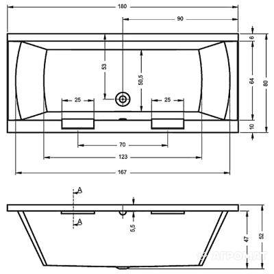 Будкрам купить MODENA 180 Ванна MODENA 180 Ванна 3