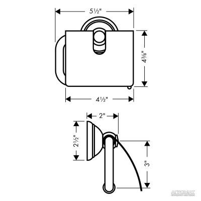 Будкрам купити Carlton Тримач паперу Carlton Тримач паперу 2