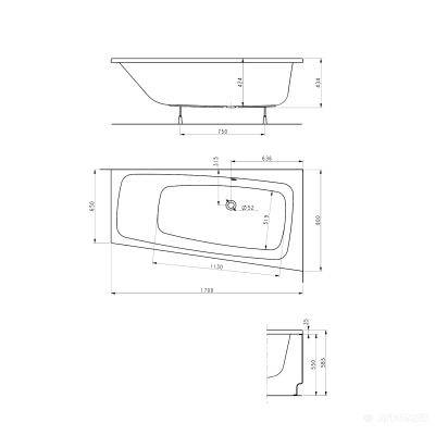 Будкрам купити SPLIT асиметрична ванна, права, центральний злив, + ніжки SN0 або SN14 SPLIT асиметрична ванна, права, центральний злив, + ніжки SN0 або SN14 2