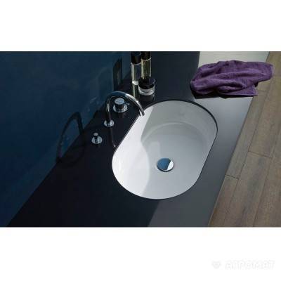 Будкрам купить Architectura Раковина встраиваемая под столешницу, с переливом, 540х340, белая Architectura Раковина встраиваемая под столешницу, с переливом, 540х340, белая 3