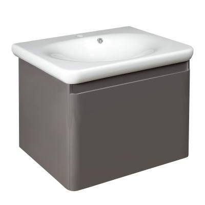 Будкрам купити FLY Тумба 60 з раковиною, сірий колір (2пак) FLY Тумба 60 з раковиною, сірий колір (2пак) 2