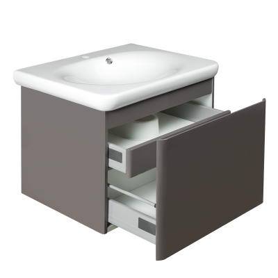 Будкрам купити FLY Тумба 60 з раковиною, сірий колір (2пак) FLY Тумба 60 з раковиною, сірий колір (2пак) 3