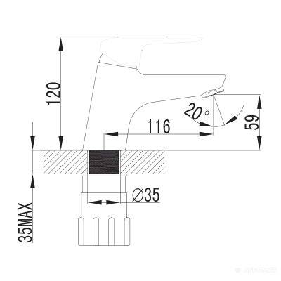 Будкрам купити Dijon Змішувач д/раковини Dijon Змішувач д/раковини 2