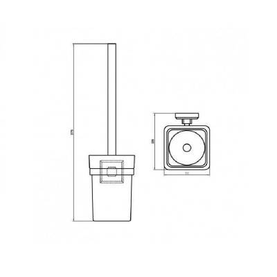 Будкрам купити LEONARDO Щітка д/унітазу LEONARDO Щітка д/унітазу 2
