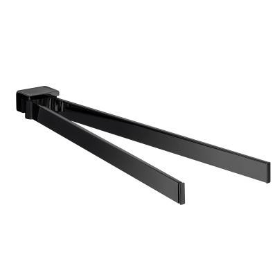 Будкрам купить LOFT Держатель для полотенец двойной, черный матовый