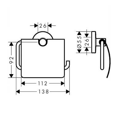 Будкрам купити Logis Universal Тримач паперу Logis Universal Тримач паперу 2