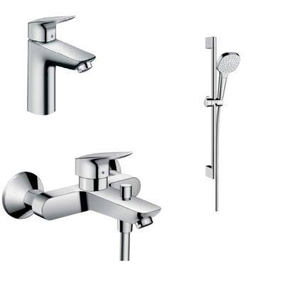Будкрам купить Набор смесителей Logis (смешаных параз. для раковины смешаных параз. для ванны душ. набор)