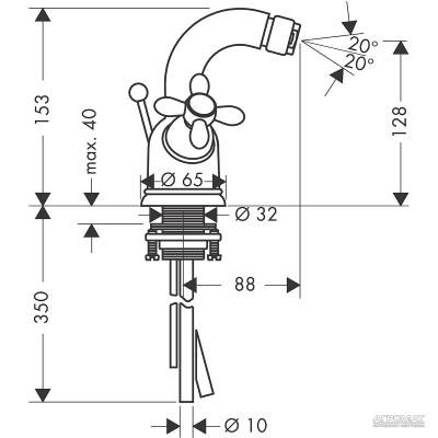 Будкрам купити Carlton Змішувач д/біде Carlton Змішувач д/біде 2