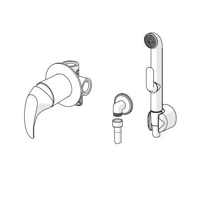 Будкрам купить Polara Комплект скрытой установки с бидеттой  Polara Комплект скрытой установки с бидеттой  2