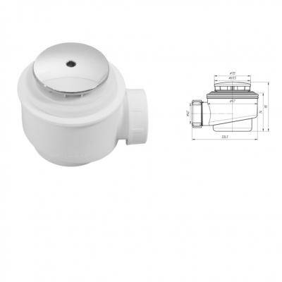 Будкрам купить 83433 Сифон к поддонов FRAME d-50