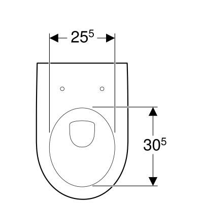 Будкрам купити  iCon Унітаз підвісний, довжина 53 см, колір білий глянець  iCon Унітаз підвісний, довжина 53 см, колір білий глянець 2
