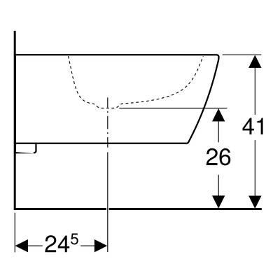 Будкрам купить iCon Square Биде подвесное, с переливом, длина 54см, цвет белый глянец iCon Square Биде подвесное, с переливом, длина 54см, цвет белый глянец 4