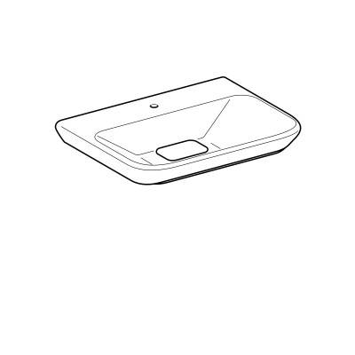 Будкрам купить myDay Умывальник 65 см, с 1 отв.под смешаных параз., без перелива, с крышкой сливного клапана, с защ.покрытием KeraTect, цвет белый глянец myDay Умывальник 65 см, с 1 отв.под смешаных параз., без перелива, с крышкой сливного клапана, с защ.покрытием KeraTect, цвет белый глянец 5