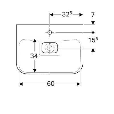 Будкрам купить myDay Умывальник 65 см, с 1 отв.под смешаных параз., без перелива, с крышкой сливного клапана, с защ.покрытием KeraTect, цвет белый глянец myDay Умывальник 65 см, с 1 отв.под смешаных параз., без перелива, с крышкой сливного клапана, с защ.покрытием KeraTect, цвет белый глянец 3