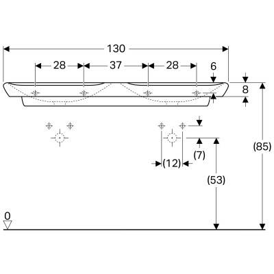 Будкрам купить myDay двойной Умывальник 130 см, с 2 отв.под смешаных параз., без перелива, с 2-мя крышками сливного клапана, с защ.покрытием KeraTect, цвет белый глянец myDay двойной Умывальник 130 см, с 2 отв.под смешаных параз., без перелива, с 2-мя крышками сливного клапана, с защ.покрытием KeraTect, цвет белый глянец 5