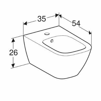 Будкрам купити MODO PURE Біде підвісне, приховані кріплення, колір білий MODO PURE Біде підвісне, приховані кріплення, колір білий 5