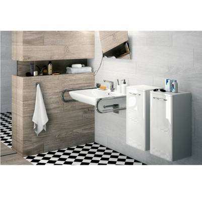 Будкрам купити NOVA PRO Умивальник 65см для людей з обмеженими фізичними можливостями, з переливом NOVA PRO Умивальник 65см для людей з обмеженими фізичними можливостями, з переливом 3